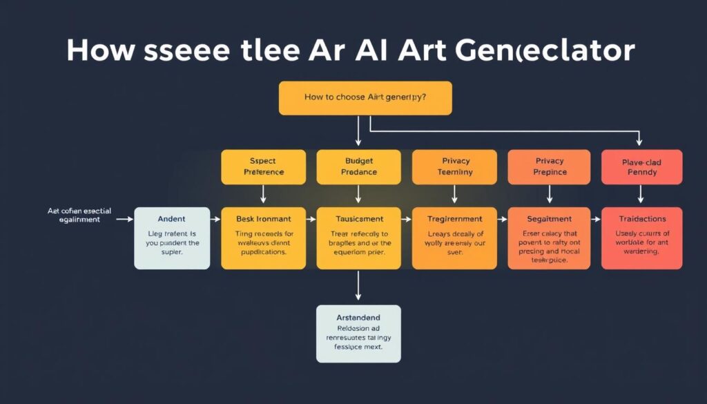 Decision flowchart for choosing among the 7 Best AI NSFW Art Generators