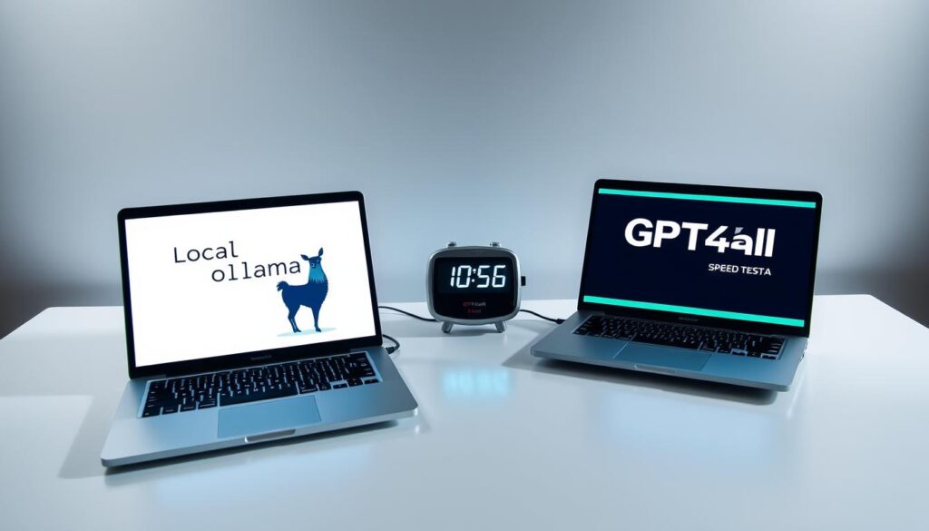 Local Ollama vs. GPT4All Speed Test