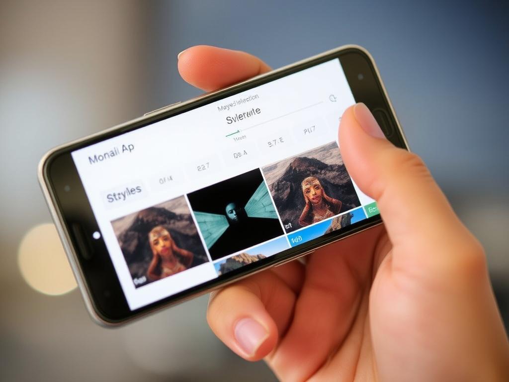 MonAI mobile app interface showing uncensored image generation on Android devices with the best uncensored AI image generator