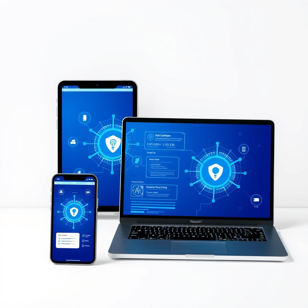 Multiple devices showing cross-platform accessibility