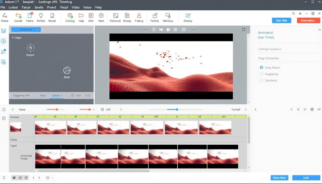Seaart interface showing animated AI art generation capabilities with the best uncensored AI image generator