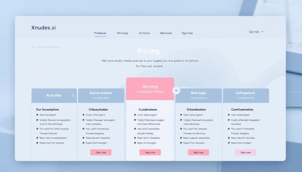 Xnudes.ai Pricing Plans