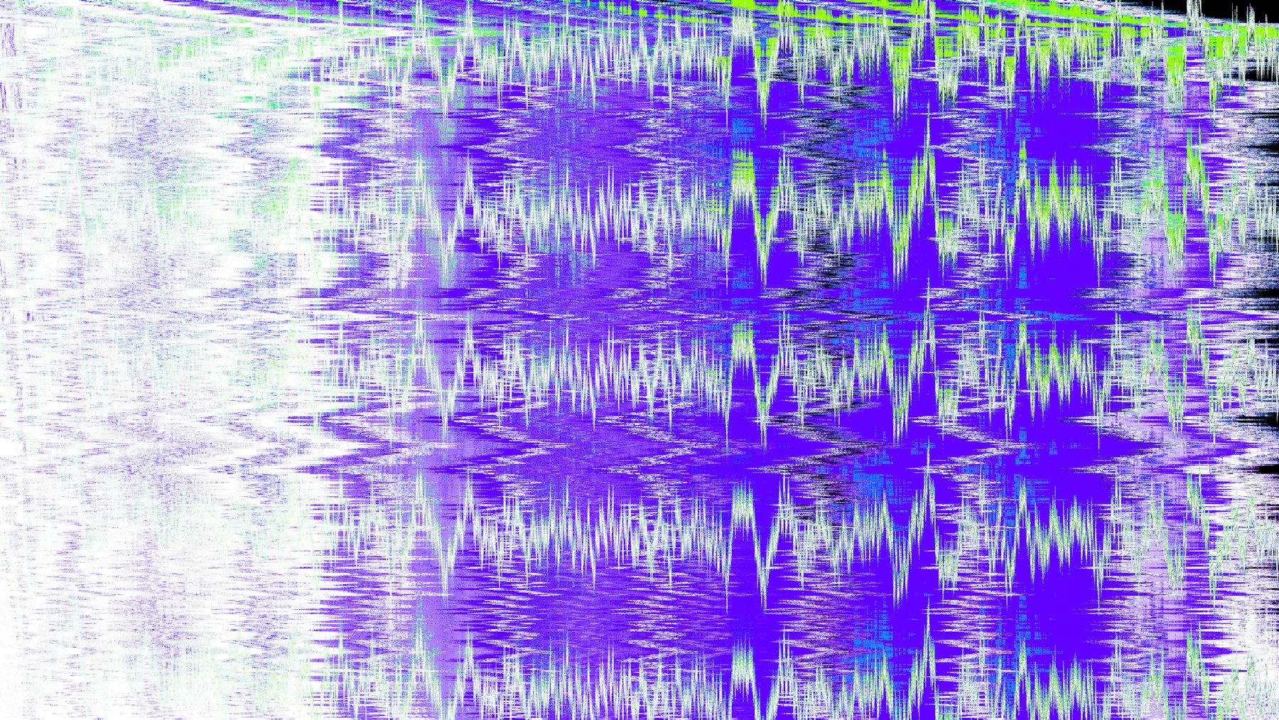 Neon abstract sound waves representing AI companion conversations